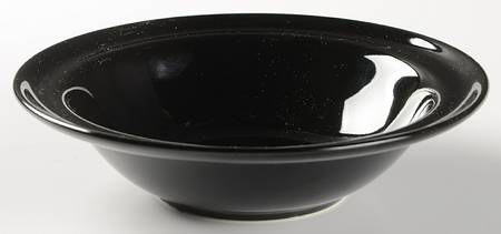 Space Black Rim Soup Bowl
