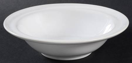 Space White Rim Soup Bowl