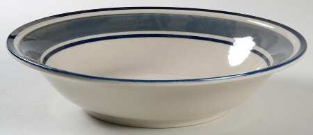 Trend Slate Blue 9" Round Vegetable Bowl
