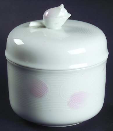 Tulip Shadow Sugar Bowl & Lid