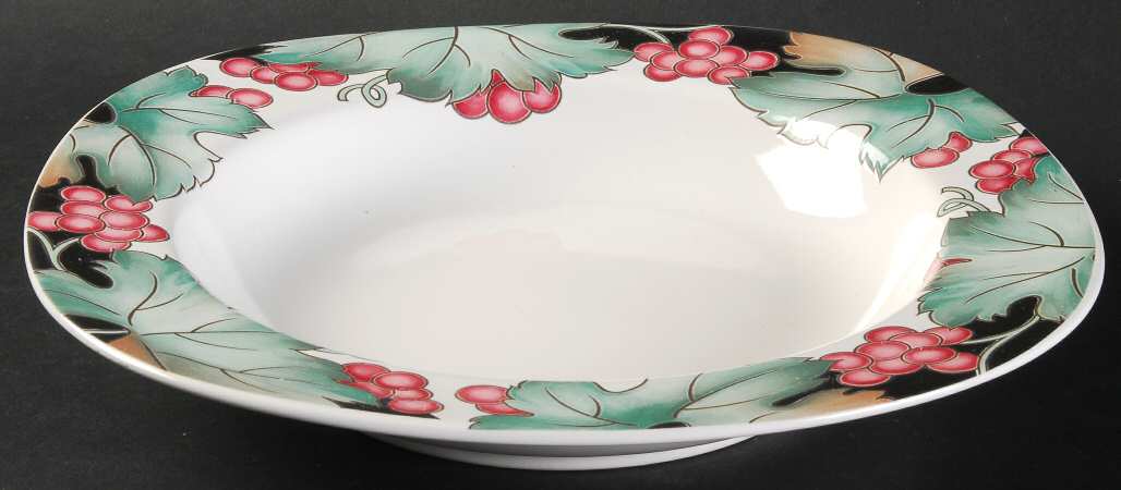 Vineyard Rim Soup Bowl by Ranmaru
