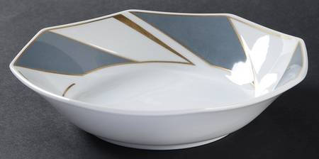 Windmill Gray Coupe Soup Bowl by Ranmaru