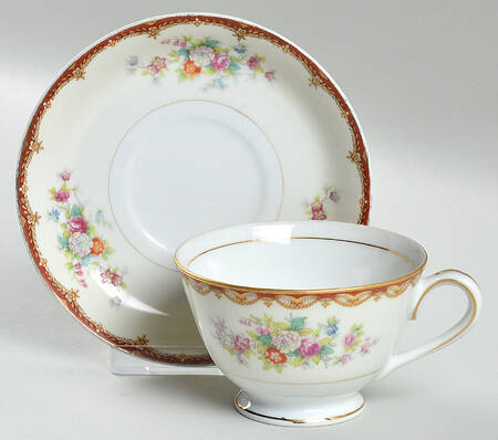 RNS9 (JAPAN) Footed Cup & Saucer Set