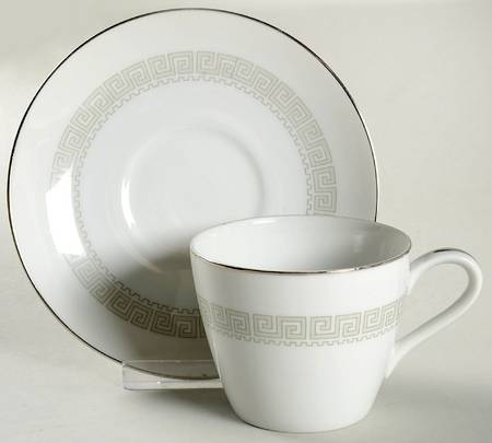 Banfield Flat Cup & Saucer Set