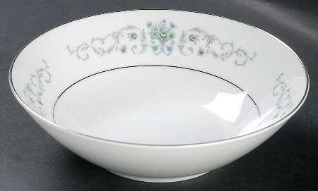 Bordeaux Blue and Gray Coupe Cereal Bowl