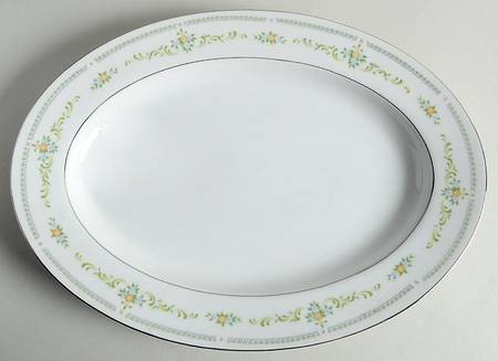 Elaine 12" Oval Serving Platter