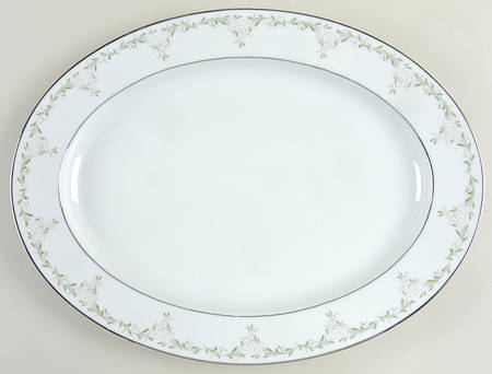 Elisa 16" Oval Serving Platter