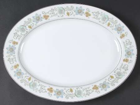 Floris 16" Oval Serving Platter
