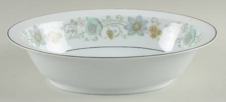 Floris 10" Oval Vegetable Bowl