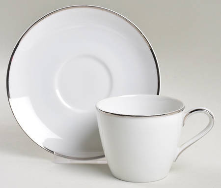 Moon Light Flat Cup & Saucer Set
