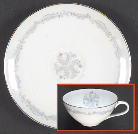 Ridgeway Flat Cup & Saucer Set