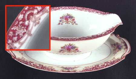 RO38 Gravy Boat with Attached Underplate