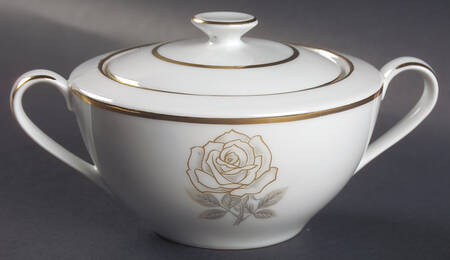 Rosa Sugar Bowl & Lid