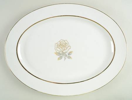 Rosa 16" Oval Serving Platter
