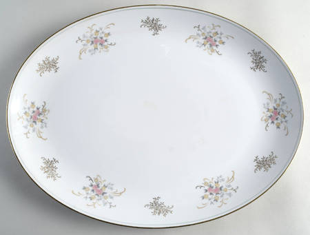 Sanford 16" Oval Serving Platter by Rose (Japan)