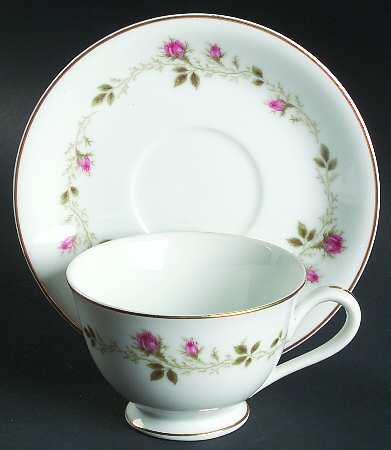 Sierra Rose Footed Cup & Saucer Set