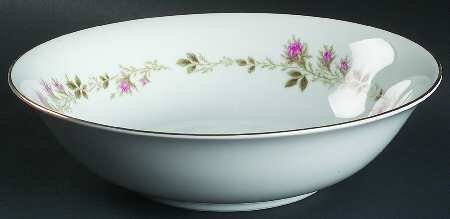 Sierra Rose 9" Round Vegetable Bowl
