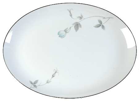 Singing Rose 16" Oval Serving Platter