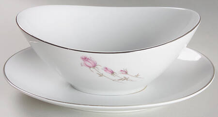 We Three Gravy Boat with Attached Underplate