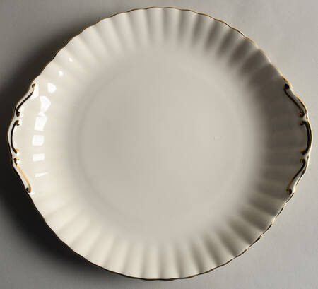 Affinity Gold Handled Cake Plate by Royal Albert