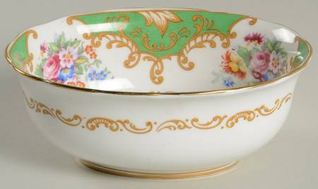 Albany Green Oval Open Sugar Bowl