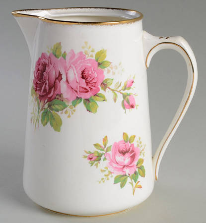 American Beauty (White Background) Hot Water Jug No Lid