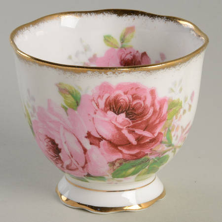 American Beauty (White Background) Open Sugar Bowl
