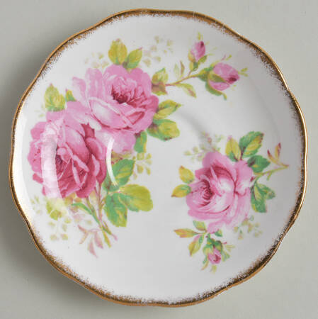 American Beauty (White Background) Saucer
