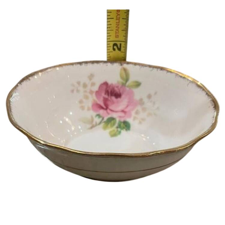 American Beauty (White Background) Mini Open Sugar Bowl