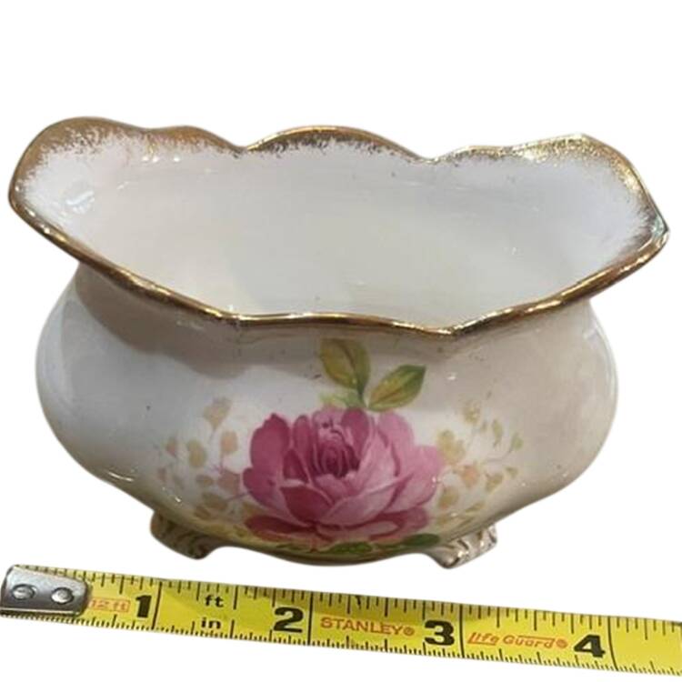 American Beauty (White Background) Open Sugar Bowl