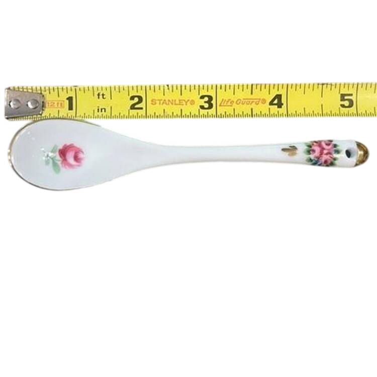 American Beauty (White Background) Jam/Preserve Spoon