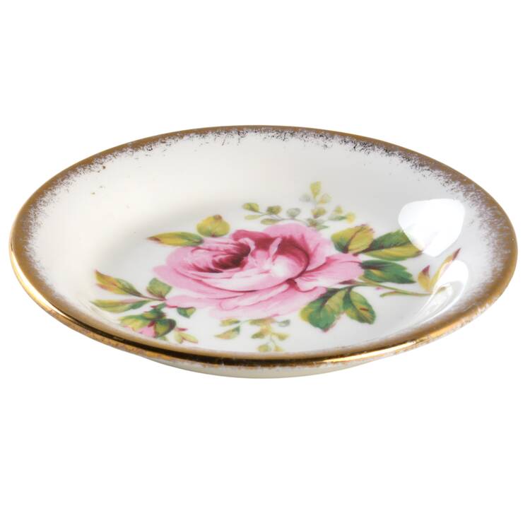 American Beauty (White Background) Butter Pat