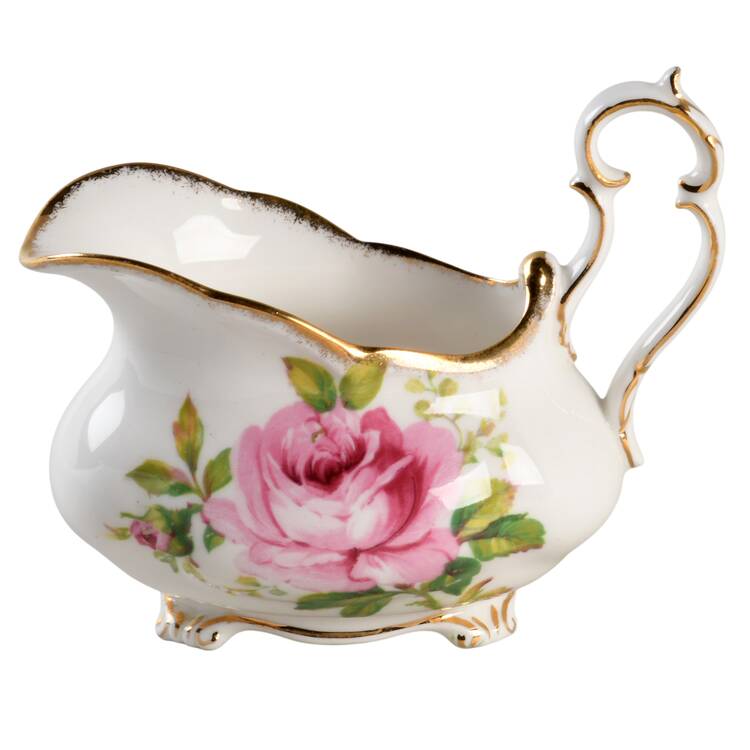 American Beauty (White Background) Creamer