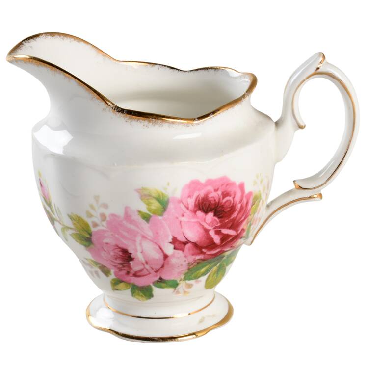 American Beauty (White Background) Creamer