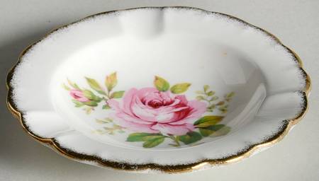 American Beauty (White Background) 5" Ashtray