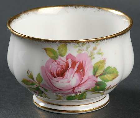 American Beauty (White Background) Mini Open Sugar Bowl