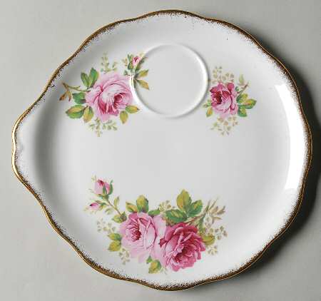 American Beauty (White Background) Snack Plate