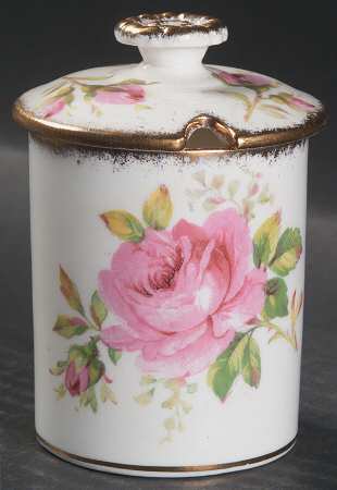American Beauty (White Background) Jam/Jelly & Lid