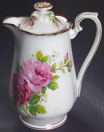 American Beauty (White Background) Hot Water Jug & Lid