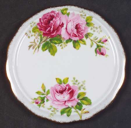 American Beauty (White Background) Tea Tile