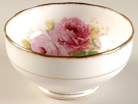 American Beauty (White Background) Open Sugar Bowl