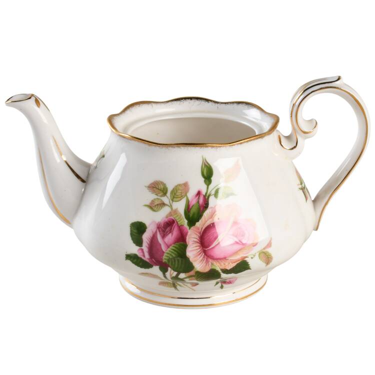 Anniversary Rose Teapot No Lid