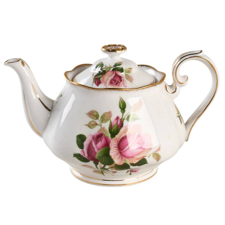 Anniversary Rose Teapot & Lid