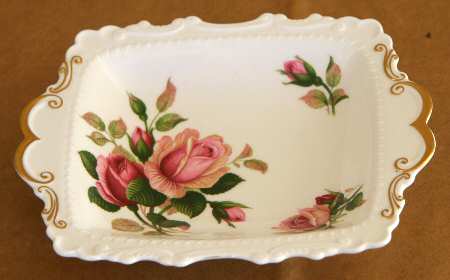 Anniversary Rose Sweet Meat Dish