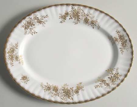 Antoinette 13" Oval Serving Platter
