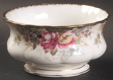 Autumn Roses Open Sugar Bowl