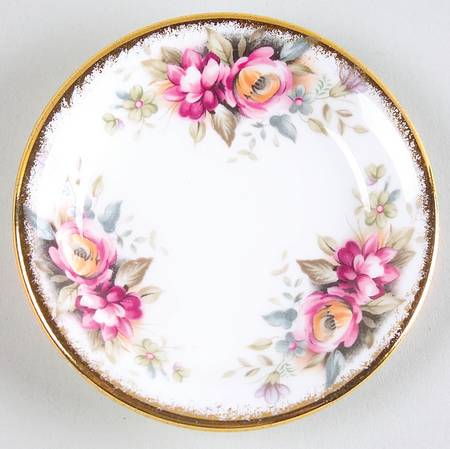 Autumn Roses Butter Pat