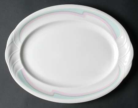 Aurora 13" Oval Serving Platter by Royal Albert