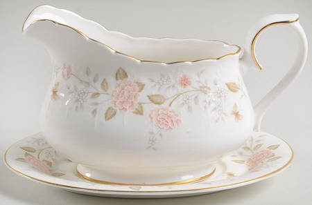 Autumn Sunlight Gravy Boat & Underplate by Royal Albert