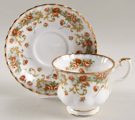 Belinda (Sheraton Series) Footed Cup & Saucer Set